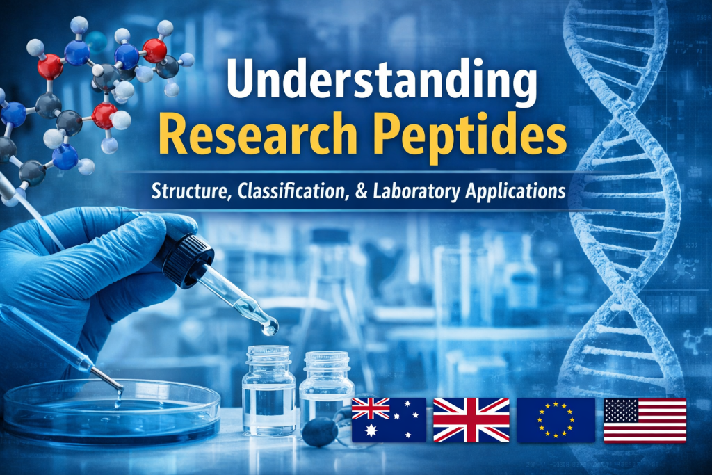 Understanding Research Peptides Structure, Classification, and Laboratory Applications